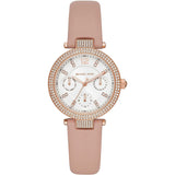 MICHAEL KORS MK2914 PARKER MULTIFUNCTION BLUSH LEATHER WOMEN'S WATCH