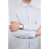 DANIEL WELLINGTON DW00500002 BLACK LEATHER MEN'S WATCH