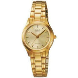 CASIO LTP-1275G-9ADF-P GOLD PLATED STAINLESS STEEL WOMEN'S WATCH
